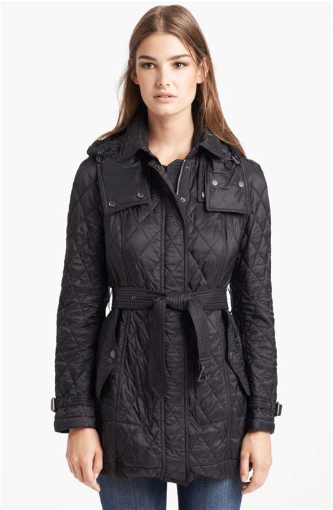 burberry finsbridge belted coat|Burberry Finsbridge Quilted Coat .